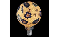 LED E27 Glob 125mm Flower Blue 2700K 30lm 1,6W(5W)