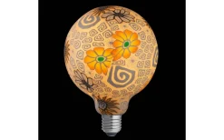 Dekorativa Ljuskällor E27<Unison LED E27 Glob 125mm Flower Grey 2200K 55lm 1,6W(7W)