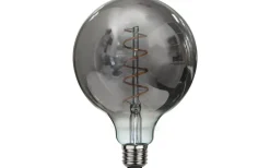 LED E27 Glob 125mm Spiral Smoke 2100K 40lm 2W(4W)