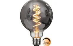 LED E27 Glob 95mm Spiral Smoke 2100K 50lm 2W(5W)