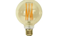 Dekorativa Ljuskällor E27<Star Trading LED E27 Glob 95mm Vintage Gold 1800K 240lm 3,8W(22W)
