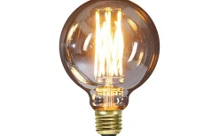 Dekorativa Ljuskällor E27<Star Trading LED E27 Glob 95mm Vintage Gold 1800K 240lm 3,8W(22W)