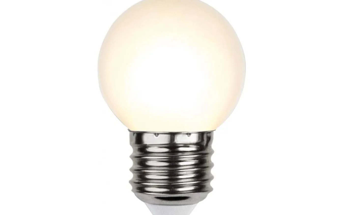 LED E27 Klot Okrossbar Opal 2700K 15lm 1W(2W)
