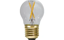 Glödlampsersättare E27<Star Trading LED E27 Klot Soft Glow 2100K 30lm 0,5W(5W)