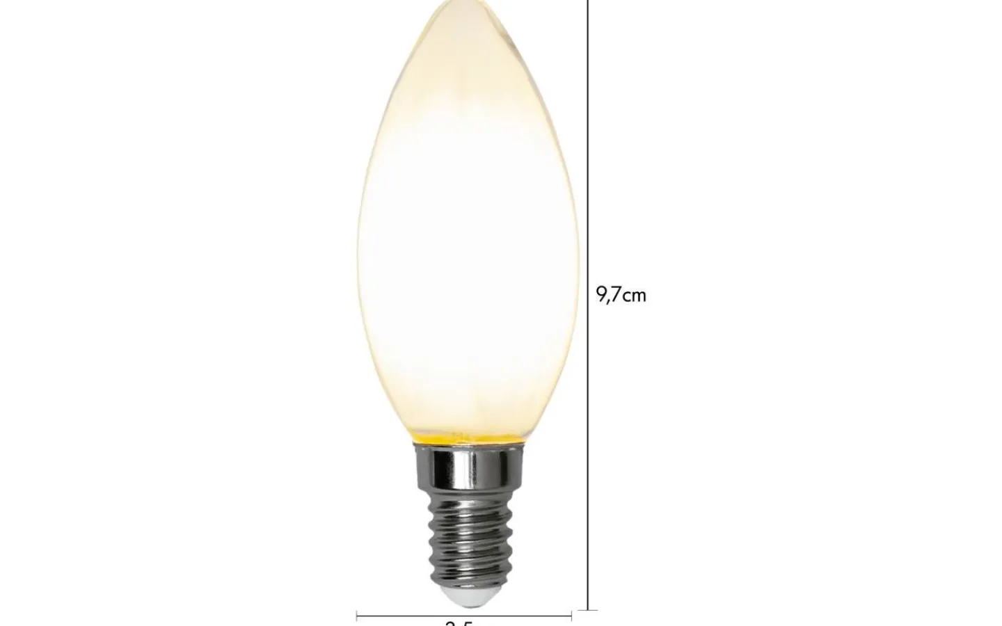 Frostad E14<Star Trading LED E14 Kron Frostad 2700K 470lm 4,5W(40W) 2-pack