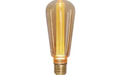 Dekorativa Ljuskällor E27<Star Trading LED E27 Lyktlampa Classic Mood Amber 1700K 100lm 2W(10W)