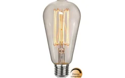 Dekorativa Ljuskällor E27<Star Trading LED E27 Lyktlampa Grace Clear 1800K 200lm 3,8W