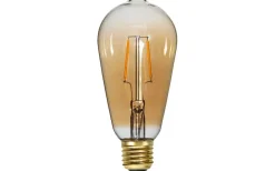 LED E27 Lyktlampa Plain Amber 2000K 80lm 0,75W(10W)