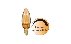 Halo Design LED E14 Lyktlampa Soft Glow Amber 1800K 65lm 2,3W(5W)* Dekorativa Ljuskällor E14