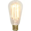 Dekorativa Ljuskällor E27<Star Trading LED E27 Lyktlampa Soft Glow 2100K 230lm 2.3W(23W)