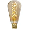 LED E27 Lyktlampa Spiral Amber 2100K 160lm 3,2W(16W)