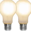 Star Trading LED E27 Normal Frostad 2700K 470lm 4,5W(40W) 2-pack* Frostad E27