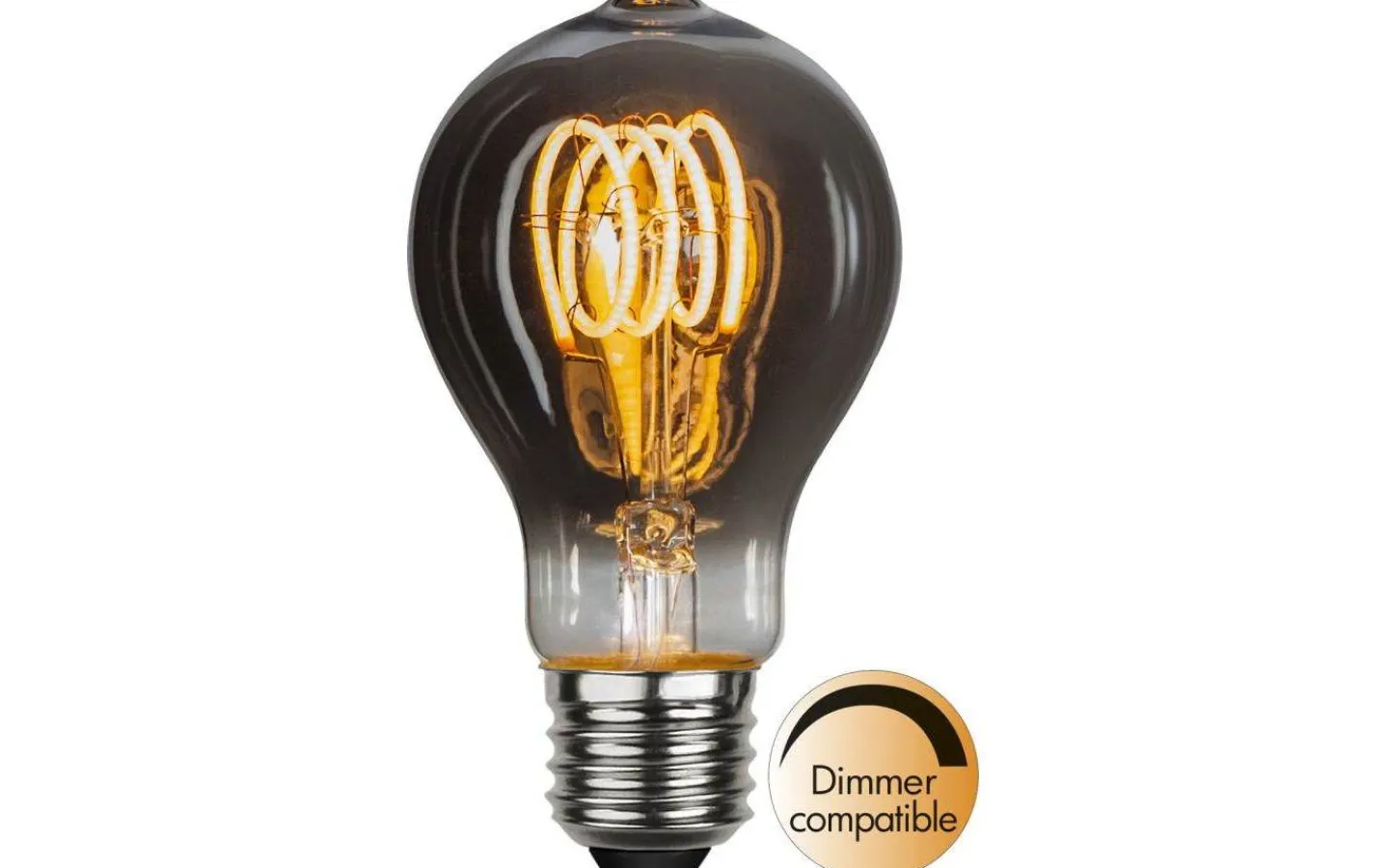 Heavy Smoke E27<Star Trading LED E27 Normal Spiral Smoke 2100K 50lm 2W(5W)