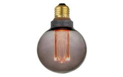 LED E27 3-Steg DIM Glob 80mm 1800K 200lm 5W(20W) Smoke