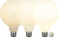 Dekorativa Ljuskällor E27|3-Steg Dim E27<Star Trading LED E27 3-Steg DIM Glob 125mm Opal RA90 2700K 800lm 7,5W(60W)