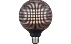 Halo Design LED E27 3-Steg DIM Glob 125mm Print Dots 3000K 270lm 6W(25W)* Dekorativa Ljuskällor E27|3-Steg Dim E27