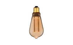 LED E27 3-Steg DIM Lyktlampa Soft Glow 1800K 120lm 5W(10W) Amber
