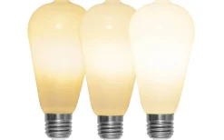 LED E27 3-Steg DIM Lyktlampa Opal RA90 2700K 600lm 6,5W(48W)