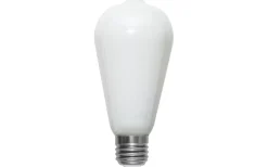 LED E27 3-Steg DIM Lyktlampa Opal RA90 2700K 600lm 6,5W(48W)