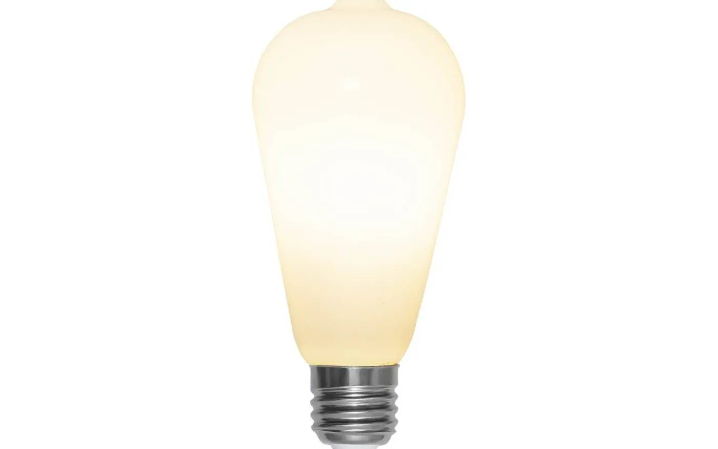 LED E27 3-Steg DIM Lyktlampa Opal RA90 2700K 600lm 6,5W(48W)