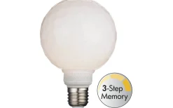 Dekorativa Ljuskällor E27|3-Steg Dim E27<Halo Design LED E27 3-Steg DIM Minne Glob 95mm 3000K 806lm 4W(60W) Opal