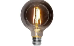 Star Trading LED E27 3-Steg DIM Minne Glob 95mm Soft Glow Smoke 2200K 260lm 3,9W(25W)* Dekorativa Ljuskällor E27|Heavy Smoke E27