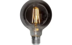 Star Trading LED E27 3-Steg DIM Minne Glob 95mm Soft Glow Smoke 2200K 260lm 3,9W(25W)* Dekorativa Ljuskällor E27|Heavy Smoke E27