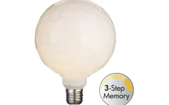 Halo Design LED E27 3-Steg DIM Minne Glob 125mm 3000K 806lm 4W(60W) Opal* Dekorativa Ljuskällor E27|3-Steg Dim E27