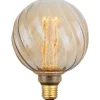 LED E27 3-Steg DIM Minne Glob 125mm 1800K 200lm 4,5W(20W) Amber