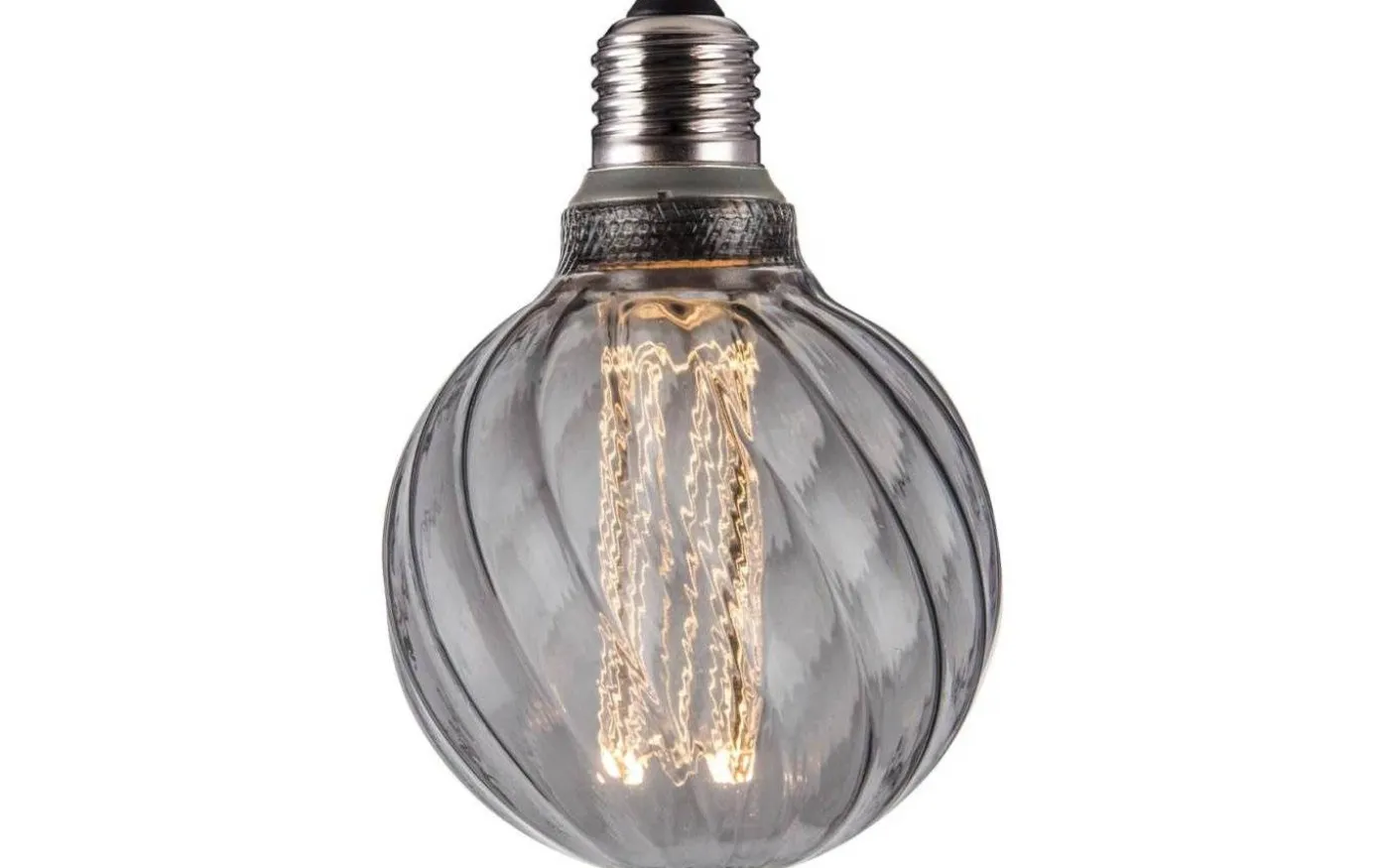 LED E27 3-Steg DIM Minne Glob 95mm 3000K 300lm 4,5W(30W) Smoke