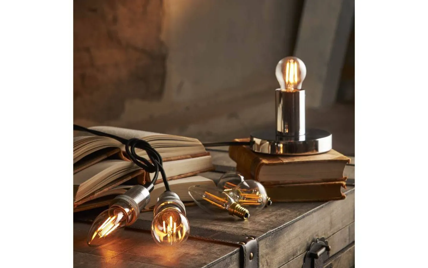 Dekorativa Ljuskällor E14|3-Steg Dim E14<Star Trading LED E14 3-Steg DIM Minne Klot 2100K 400lm 4W(40W)