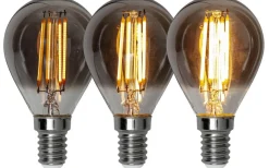 LED E14 3-Steg DIM Minne Klot Soft Glow Smoke 2200K 150lm 2,9W(15W)