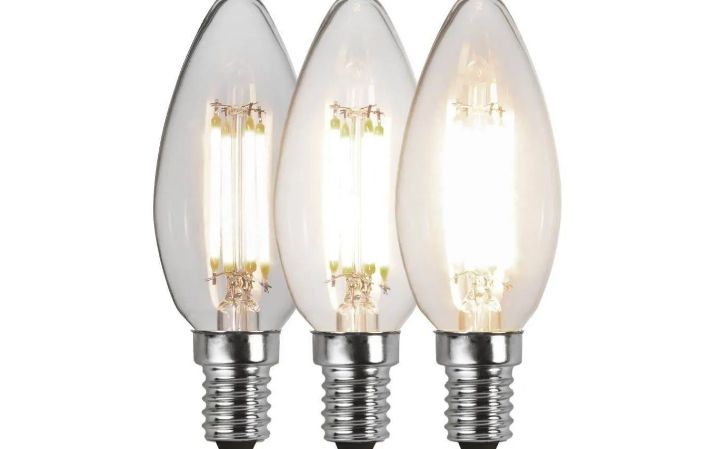 Star Trading LED E14 3-Steg DIM Minne Kron 3000K 470lm 4,2W(40W)* Dekorativa Ljuskällor E14|3-Steg Dim E14