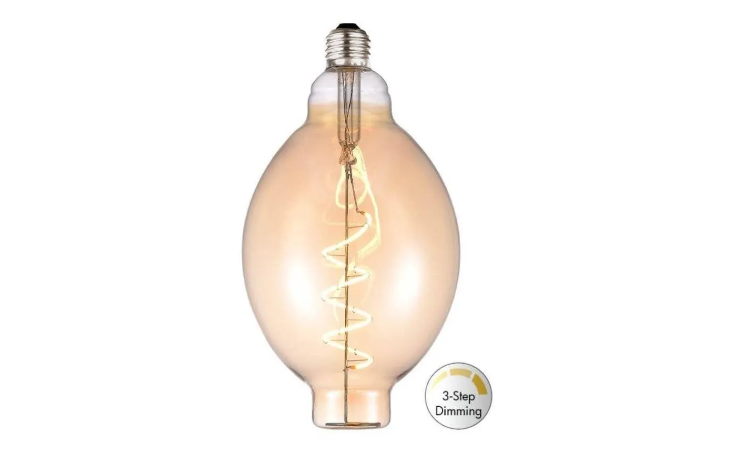 Halo Design LED E27 3-Steg DIM Minne Stor 125mm 2000K 360lm 4W(30W) Amber* Dekorativa Ljuskällor E27|3-Steg Dim E27