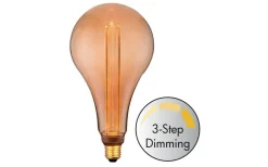 Dekorativa Ljuskällor E27|3-Steg Dim E27<Halo Design LED E27 3-Steg DIM Stor 165mm 1800K 200lm 2W(20W) Amber
