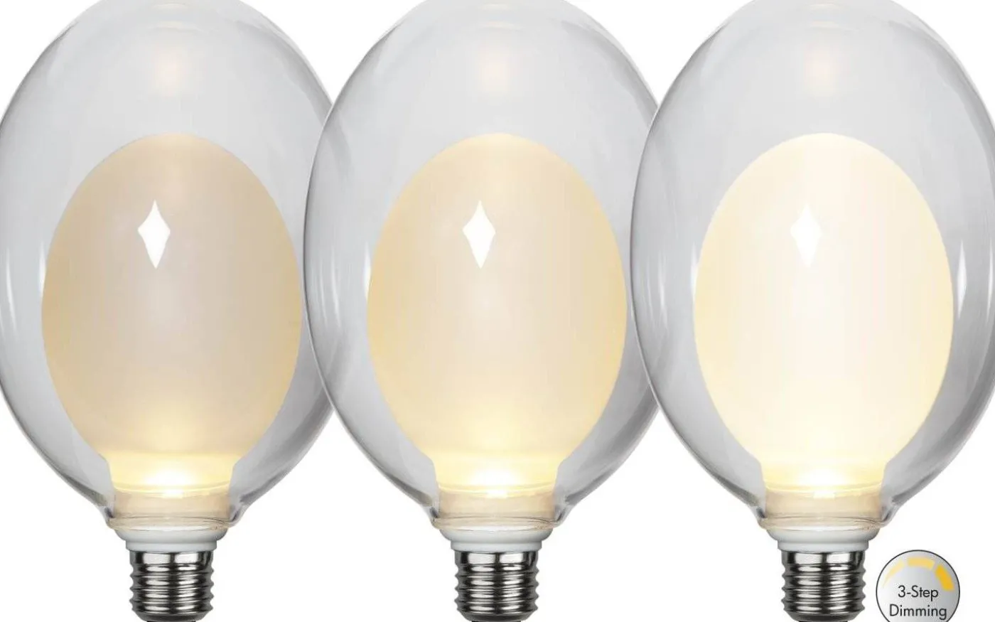LED E27 3-Steg DIM Stor Space 2700K 350lm 3,5W(30W)