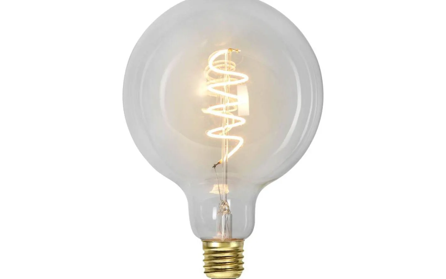 Dekorativa Ljuskällor E27|3-Steg Dim E27<Star Trading LED E27 3-Steg DIM-Minne Glob 125mm Spiral 2100K 270lm 4W(27W)