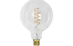 Dekorativa Ljuskällor E27|3-Steg Dim E27<Star Trading LED E27 3-Steg DIM-Minne Glob 125mm Spiral 2100K 270lm 4W(27W)