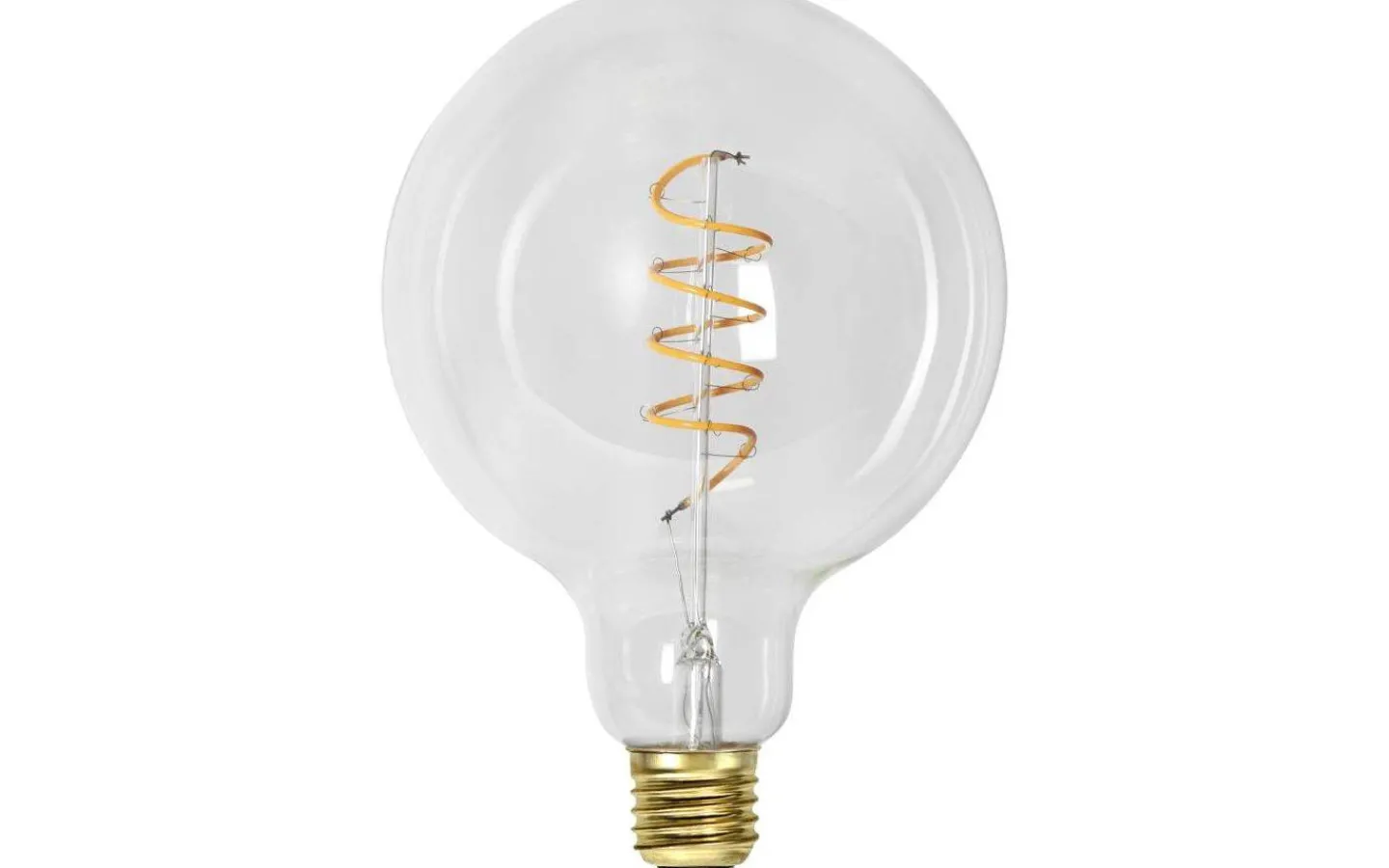 Dekorativa Ljuskällor E27|3-Steg Dim E27<Star Trading LED E27 3-Steg DIM-Minne Glob 125mm Spiral 2100K 270lm 4W(27W)