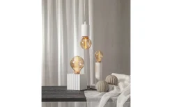 LED E27 3-Steg DIM-Minne Glob 95mm DecoLed One Amber 1800K 100lm 2W(10W)