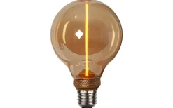 LED E27 3-Steg DIM-Minne Glob 95mm DecoLed One Amber 1800K 100lm 2W(10W)