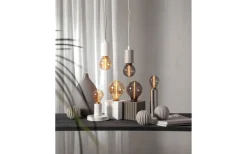 Star Trading LED E27 3-Steg DIM-Minne Glob 95mm DecoLed One Svart 1800K 60lm 2W(6W)* 3-Steg Dim E27