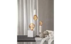 3-Steg Dim E27<Star Trading LED E27 3-Steg DIM-Minne Glob 80mm DecoLed One Amber 1800K 100lm 2W(10W)