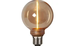 3-Steg Dim E27<Star Trading LED E27 3-Steg DIM-Minne Glob 80mm DecoLed One Amber 1800K 100lm 2W(10W)