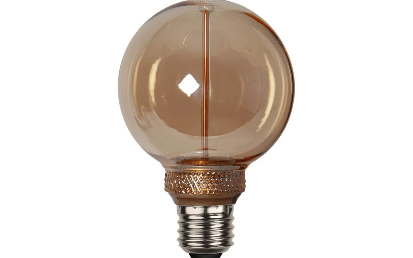 3-Steg Dim E27<Star Trading LED E27 3-Steg DIM-Minne Glob 80mm DecoLed One Amber 1800K 100lm 2W(10W)