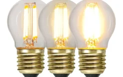 LED E27 3-Steg DIM-Minne Klot Soft Glow 2100K 400lm 4W(40W)