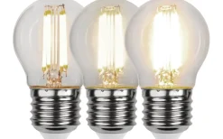 3-Steg Dim E27<Star Trading LED E27 3-Steg DIM-Minne Klot 3000K 470lm 4,2W(40W)