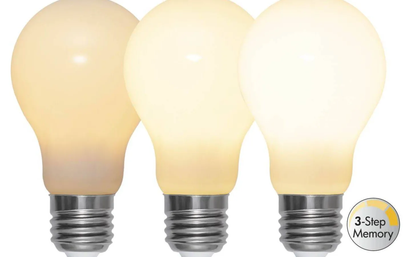 3-Steg Dim E27|Opal E27<Star Trading LED E27 3-Steg DIM-Minne Normal Opal 2700K 600lm 6,5W(48W)
