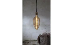 Dekorativa Ljuskällor E27<Star Trading LED E27 Stor 150mm Industrial Vintage 1800K 260lm 5W(25W)