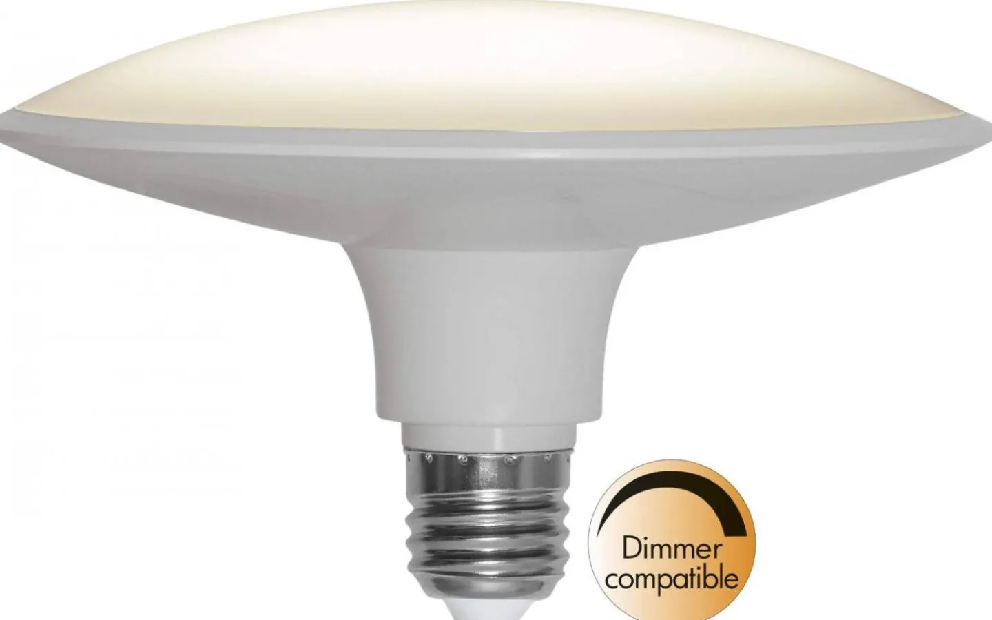 Opal E27<Star Trading LED E27 Ufo Opal Vit 3000K 1300lm 20W(88W)